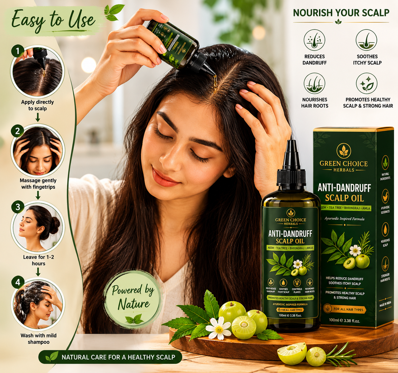 Green Choice Anti-Dandruff Scalp Oil